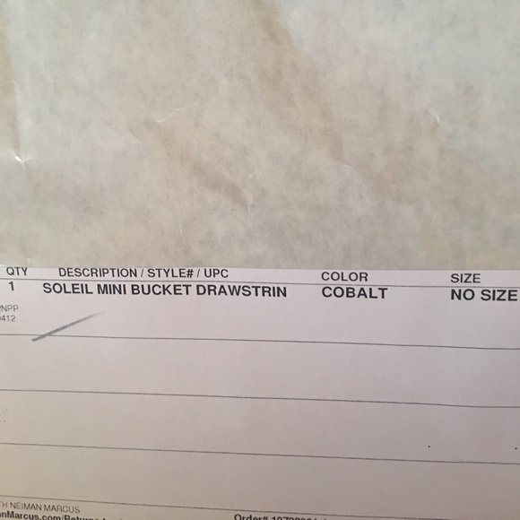 3.1 Phillip Lim Soleil Mini Bucket Bag Cobalt Blue - Picture 8 of 8